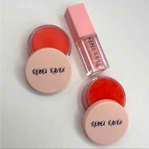 ✨NIB 3PC. Rebel Raven Kiss Kit